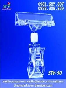 Kẹp mica 2 đầu STV 50