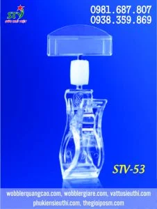Kẹp Mica Trong Suốt Gắn Bảng Giá STV53