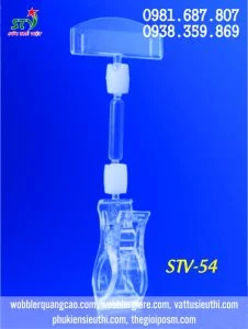 Kẹp Mica Trong Suốt Nâng Bảng Giá Mini STV54
