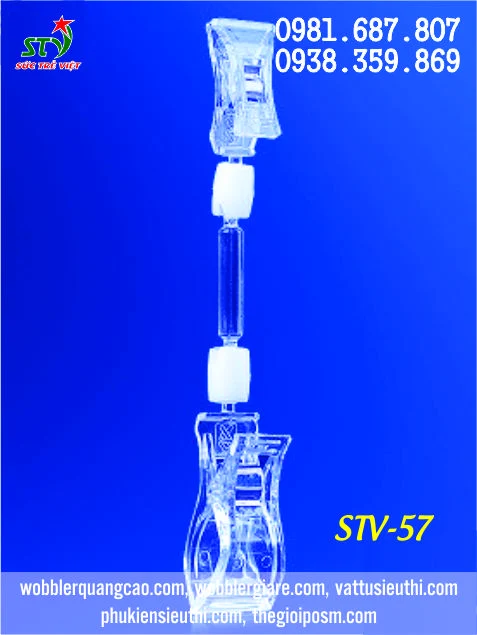 Kẹp Mica Xoay Hai Đầu Nâng Bảng Giá STV57