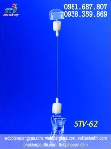 Kẹp Bảng Giá Thân Thép Trong Suốt STV62