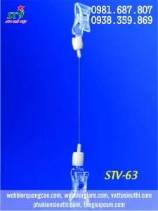 Kẹp Cá Sấu Hiển Thị Bảng Giá Thân Thép STV63