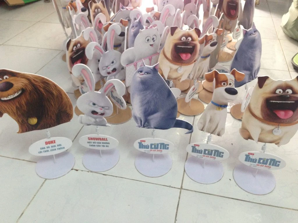 wobbler để bàn, đẳng cấp thú cưng 2