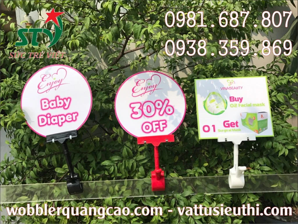 Kẹp bảng giá lò xo hai đầu