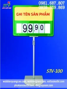 Bảng Giá đứng Điều chỉnh giá STV100