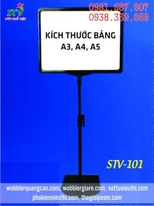 Chân bảng giá siêu thị STV 101