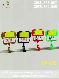 Kẹp bảng giá siêu thị STV 102