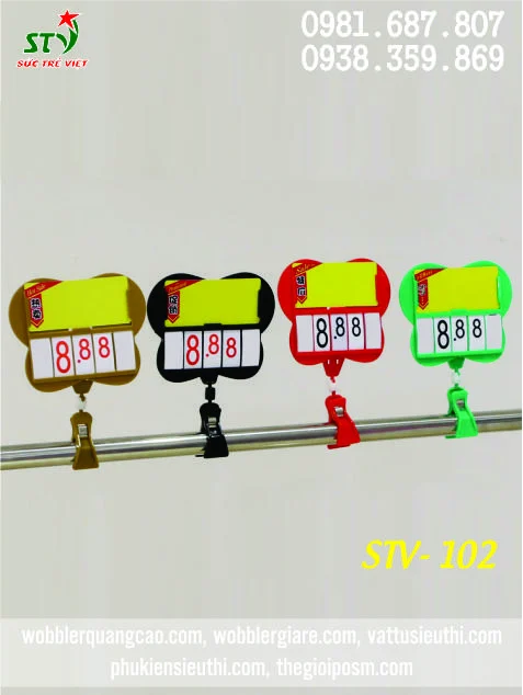 Kẹp bảng giá siêu thị STV 102