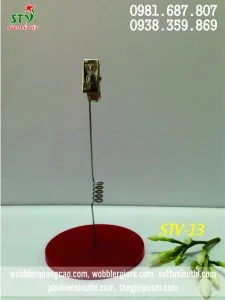 Wobbler Để Bàn Đế Tròn STV13 Kẹp Kim Loại