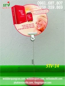 Wobbler để bàn đế mica STV 14