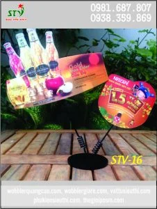 Wobbler Để Bàn 2 Nhánh STV16 Trưng Bày Khuyến Mãi