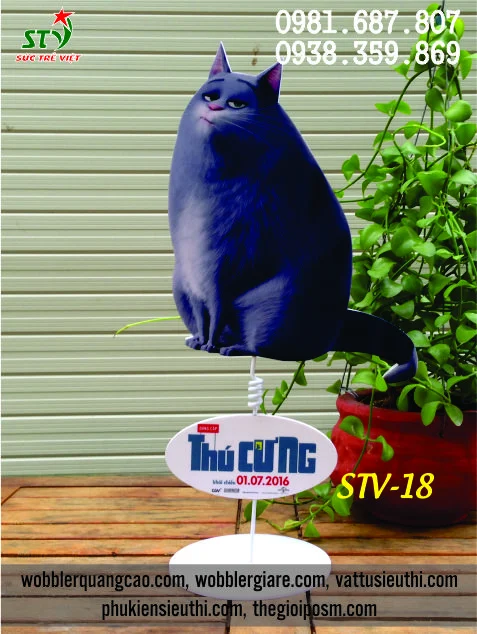 Wobbler để bàn Đẳng Cấp Thú Cưng