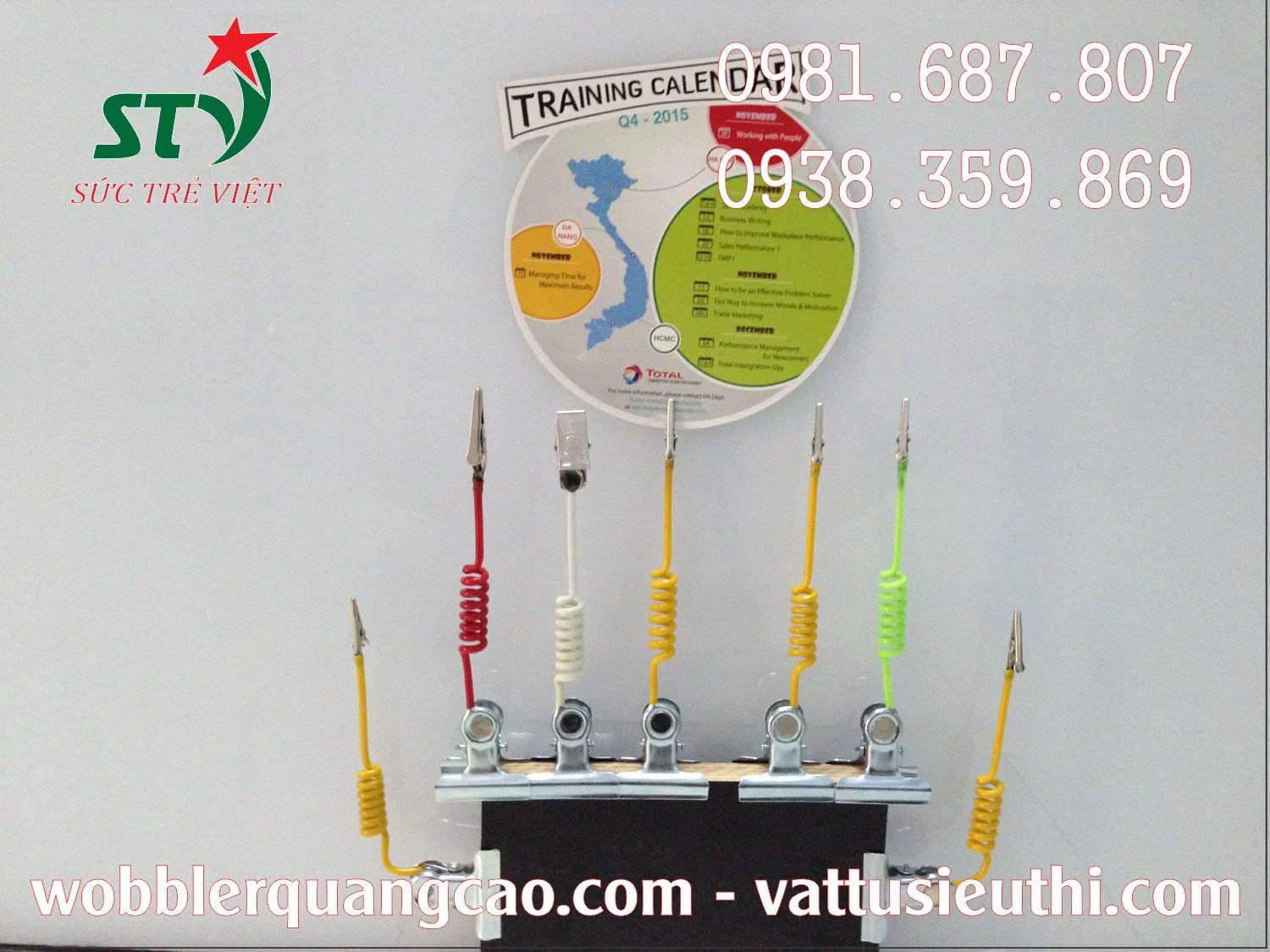 Kẹp quảng cáo lò xo