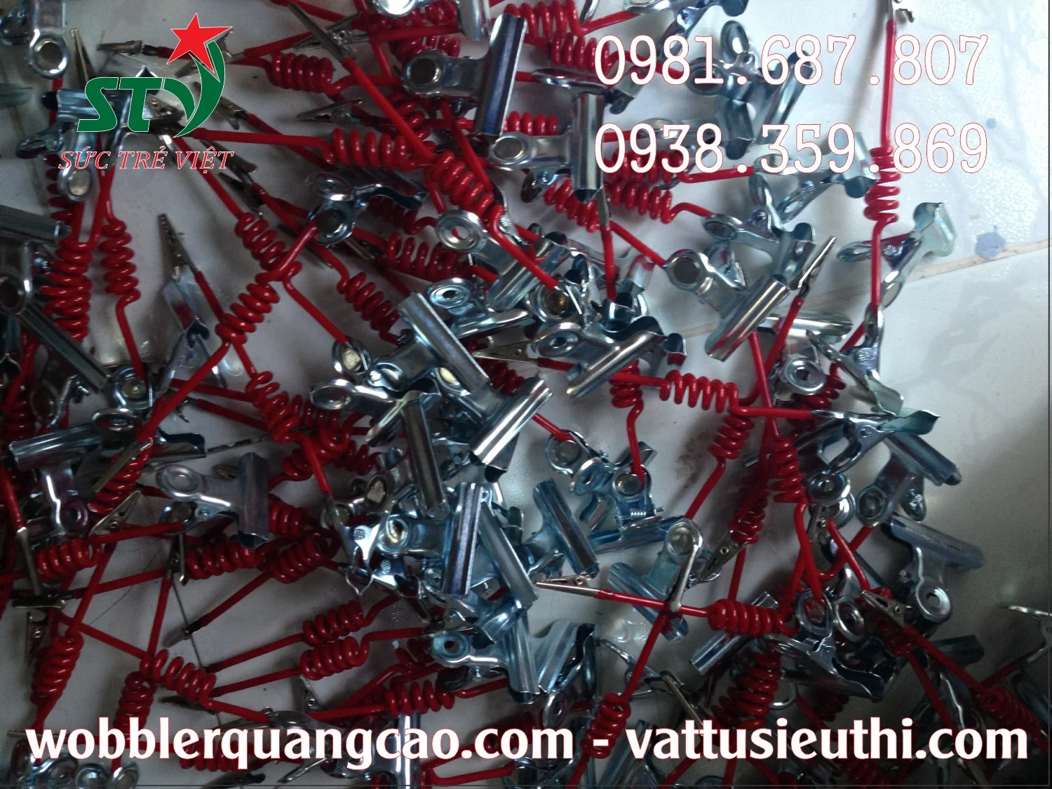 Kẹp lò xo nhiều màu