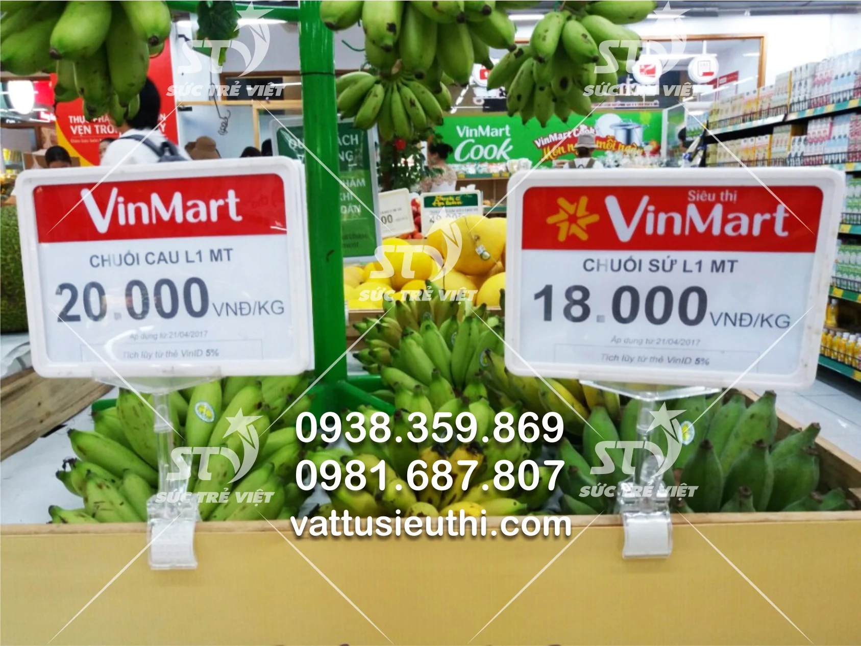 Khung bảng giá siêu thị