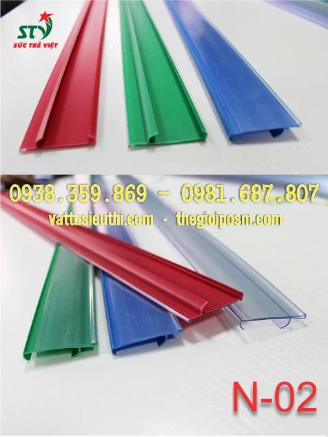 Nẹp cài giá siêu thị N02