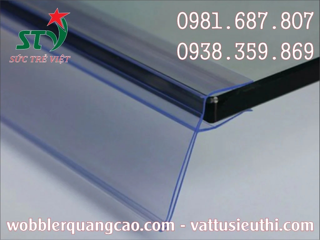 Nẹp nhựa hiển thị, nẹp siêu thị, nẹp cài giá, nẹp hiển thị bảng giá