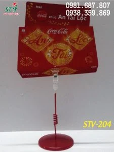 Wobbler để bàn đế nhựa STV204