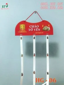 Hanger quảng cáo Cháo Tổ Yến