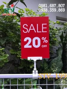 Kẹp bảng giá STV 199