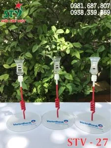 Wobbler Để Bàn STV27 | Đế Mica In Logo VietinBank