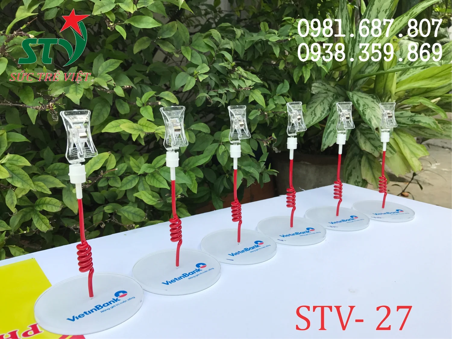 Mỏ kẹp trong suốt xoay 360 độ của Wobbler STV27
