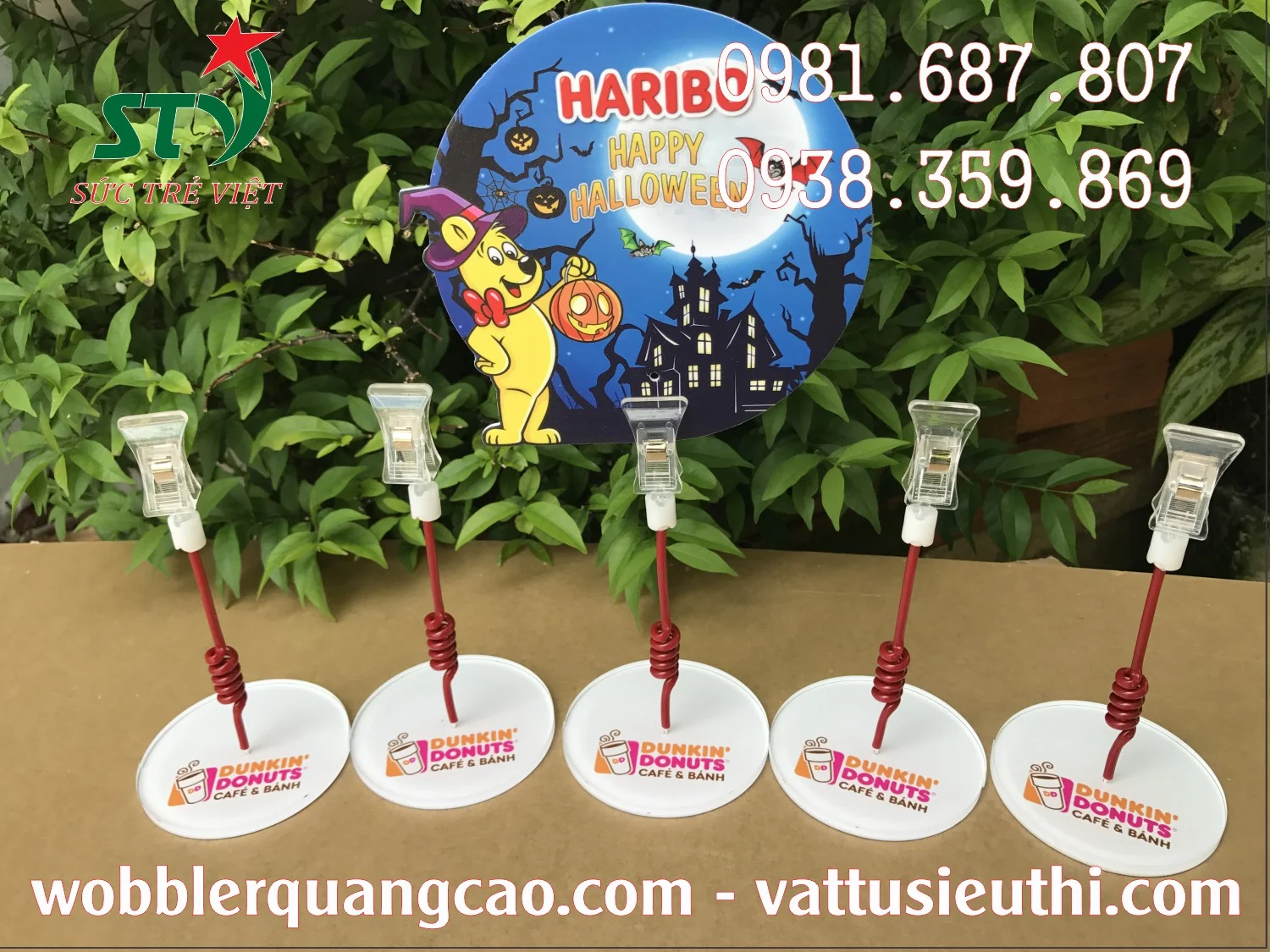 Wobbler quảng cáo đế mica STV28