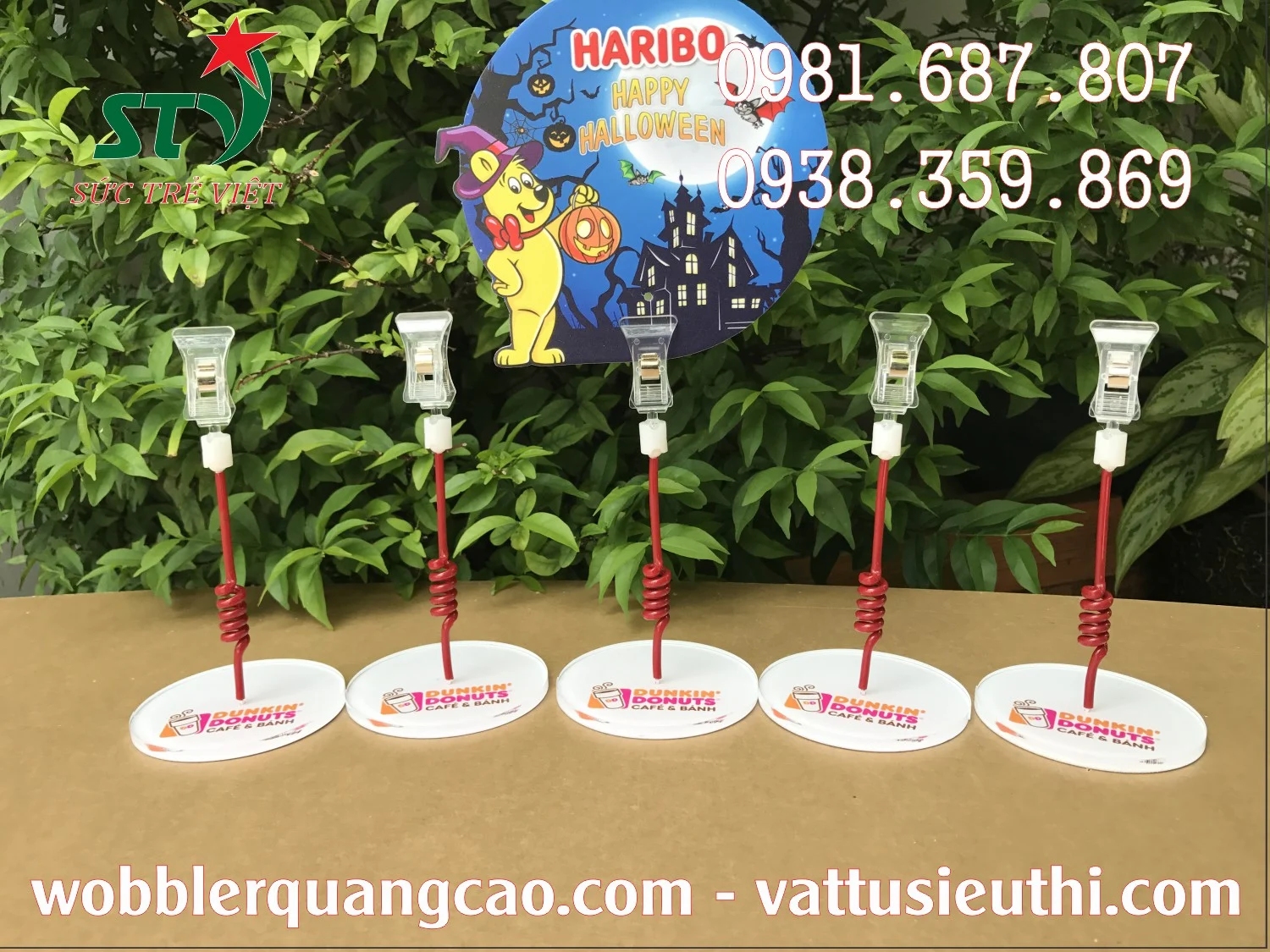 Mỏ kẹp trong suốt xoay 360 độ của Wobbler STV28