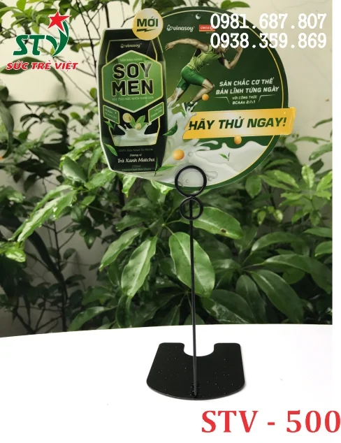 Wobbler để bàn đế INOX STV 500