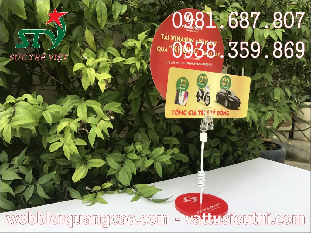 Wobbler Vinasun đặt tại nhà hàng và khách sạn