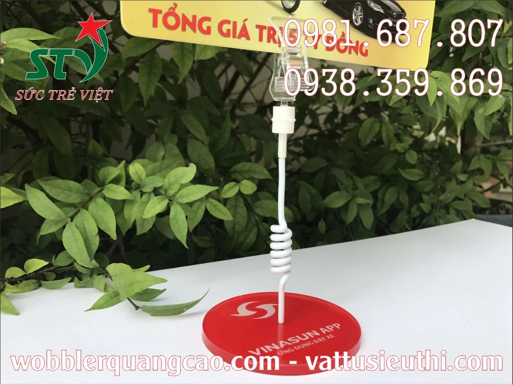 Mỏ kẹp mica xoay 360 độ