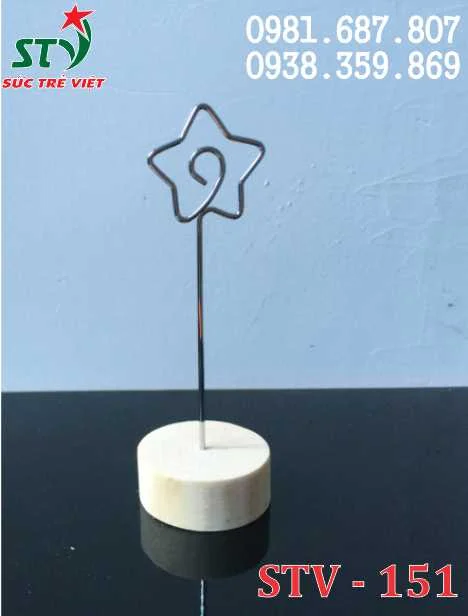 Wobbler để bàn đế gỗ STV 151