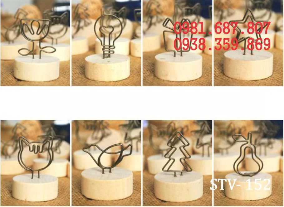Wobbler để bàn đế gỗ phù hợp nhà hàng và quán cà phê