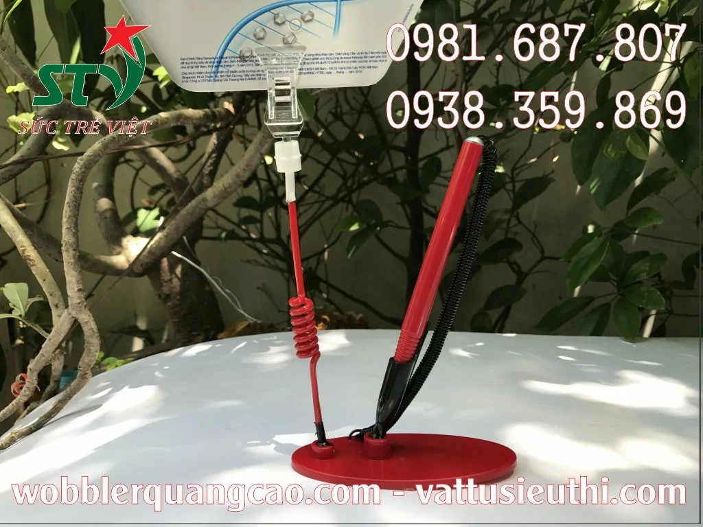 Wobbler quảng cáo có bút STV303