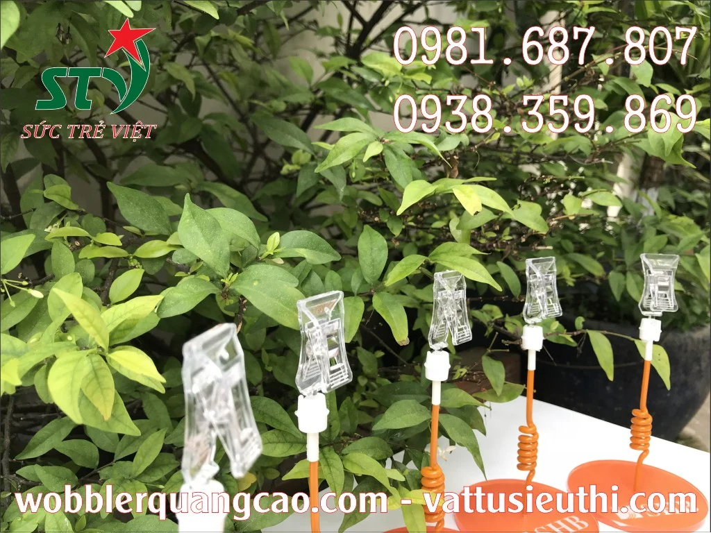 Wobbler quảng cáo mica