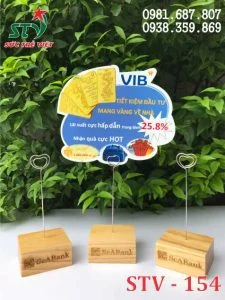 Wobbler để bàn đế gỗ STV 154