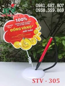 Wobbler để bàn có bút STV 305