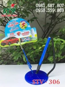 Wobbler để bàn có bút STV306