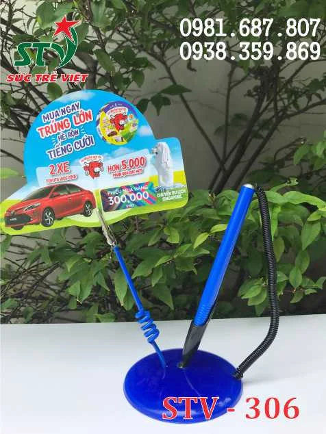 Wobbler để bàn có bút STV306