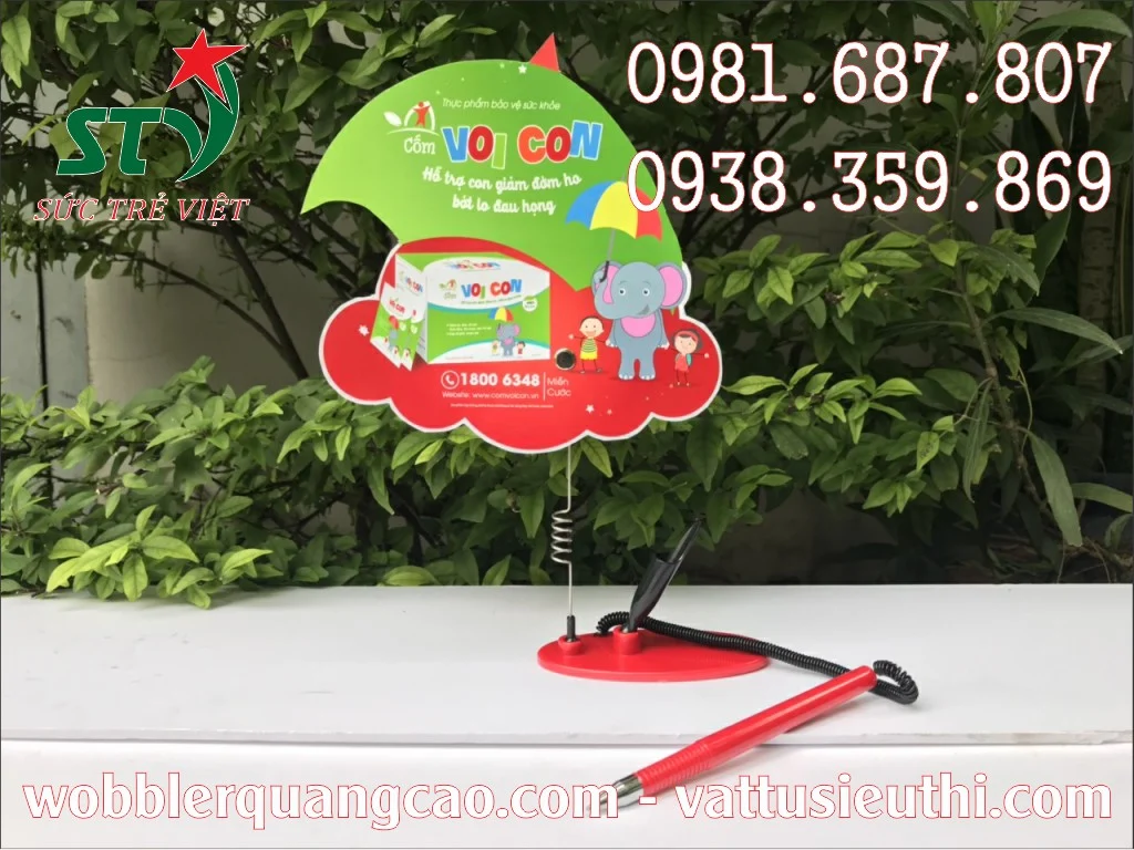 Cấu tạo Wobbler để bàn gắn bút bi STV307