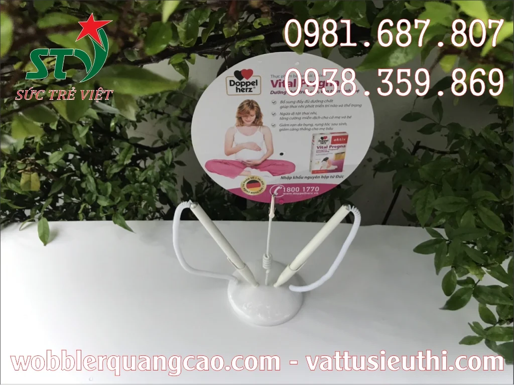 Wobbler quảng cáo có bút