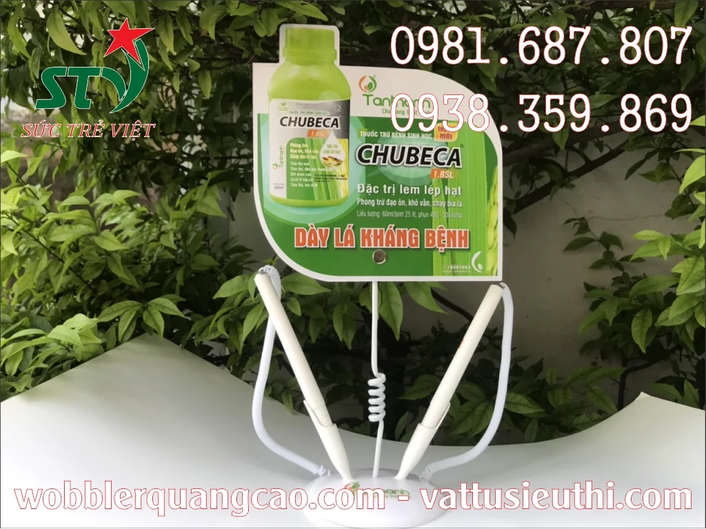 Wobbler để bàn gắn bút STV310