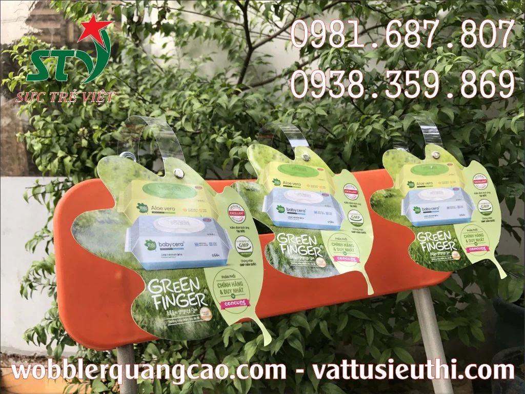 Kẹp quảng cáo thân nhựa