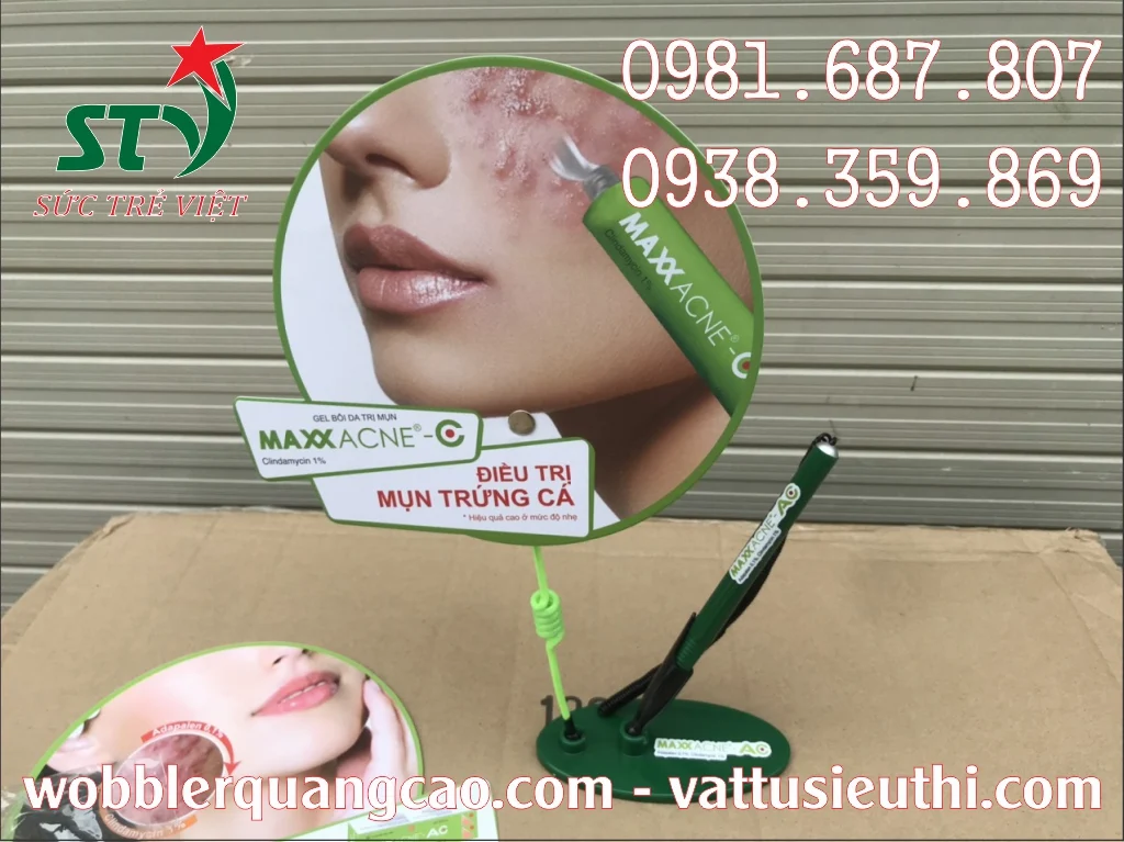 Wobbler Bút Bi Maxxacne