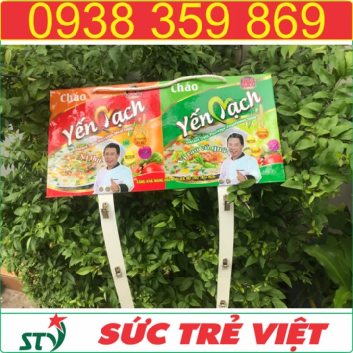 Hanger quảng cáo Cháo Yến Mạch