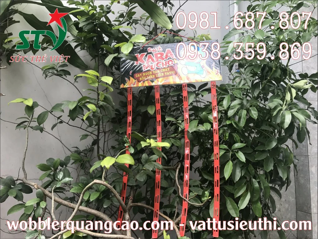 Gia công hanger quảng cáo theo yêu cầu