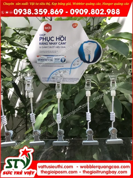 Các loại kẹp lò xo quảng cáo