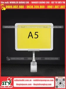 Kẹp bảng giá khung A5