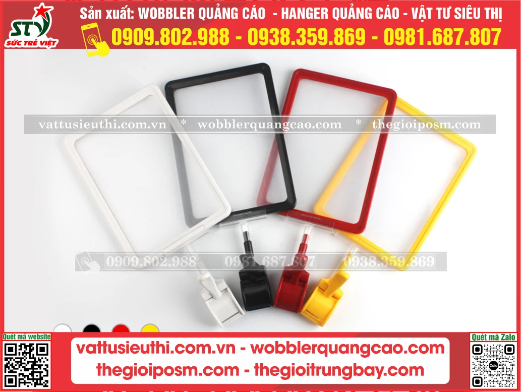 KẸP BẢNG GIÁ KHUNG A5