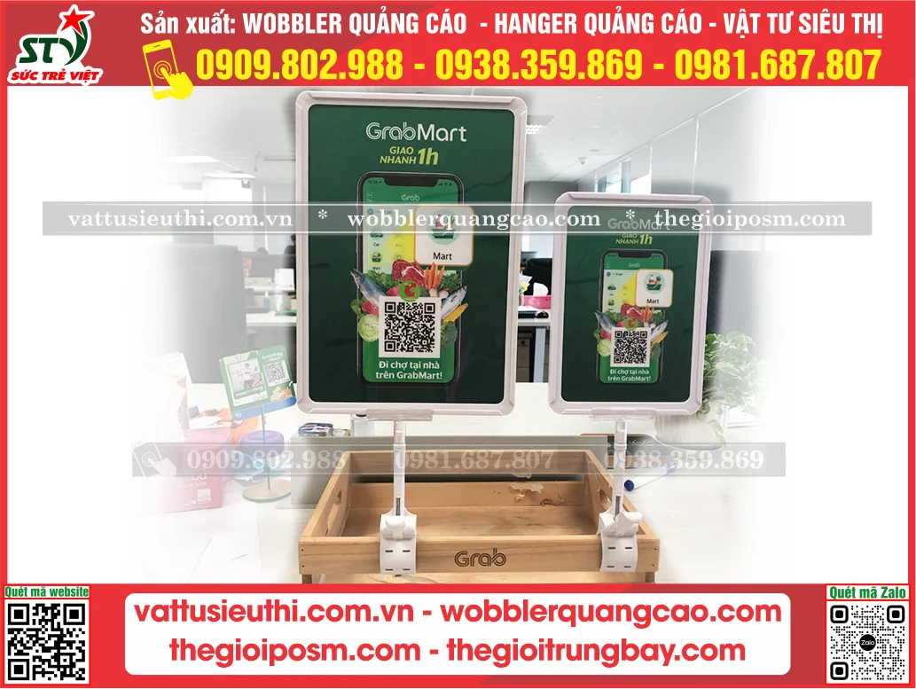 Kẹp khung bảng giá 14